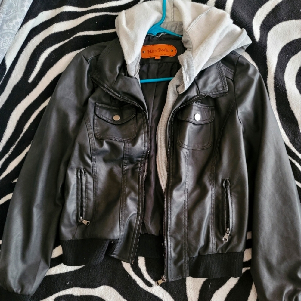Faux Leather Jacket